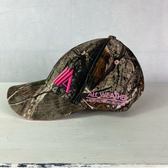 Team Realtree hunting orange & camouflage accents adjustable  women’s caps - Picture 12 of 13